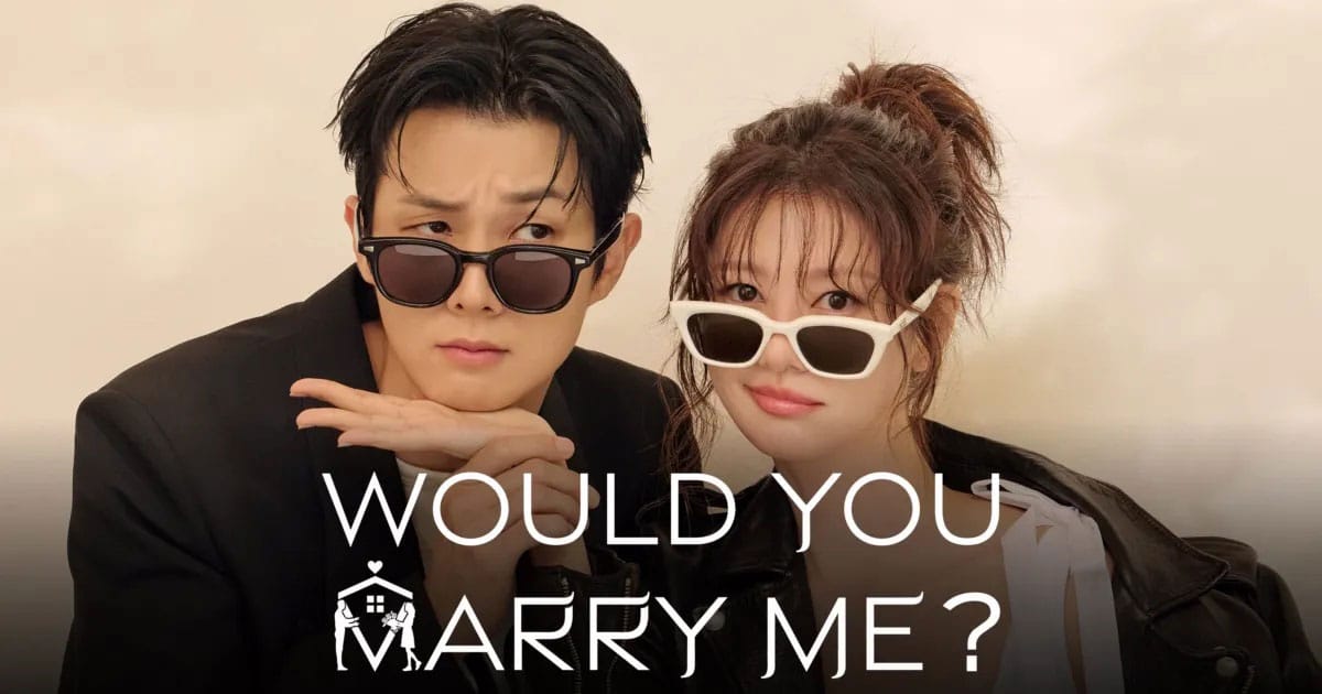 Would You Marry Me? ซีรีส์โรแมนติกคอมเมดี้สุดฟีลกู้ด เมื่อยูเมรีถูกทิ้ง–ถูกโกงจนหมดตัว จึงชวนคิมอูจูมาเป็นสามีกำมะลอ 90 วัน เพื่อครอบครองบ้านหรูที่ได้รางวัล นำไปสู่ความรักจริงกลางแผนแต่งงานปลอม ๆ